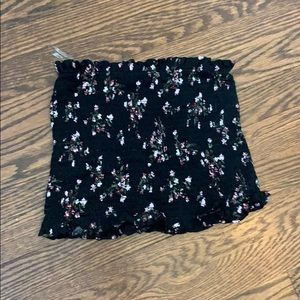 floral crop top/ tube top